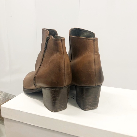 Sol Sana Brown Leather Bootie - Picture 2 of 5